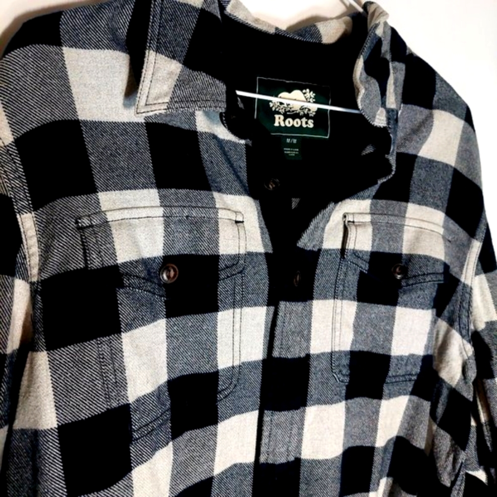 Roots Plaid Shirt Size : M - Picture 3 of 6